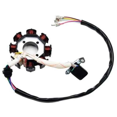 Vista 8 de PRO BAT Kit completo de arnés de cableado con estator CG de 8 bobinas AC Multi colorido