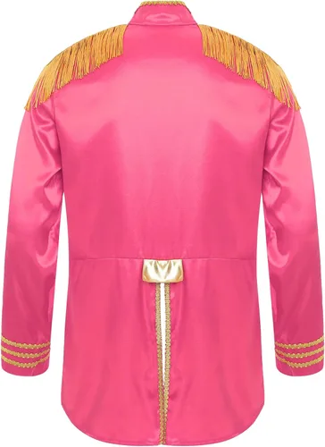 Vista 4 de Chaqueta de pimienta SGT para hombre y adulto, estrella de la música hippie de los años 60, Halloween, Navidad, SGT