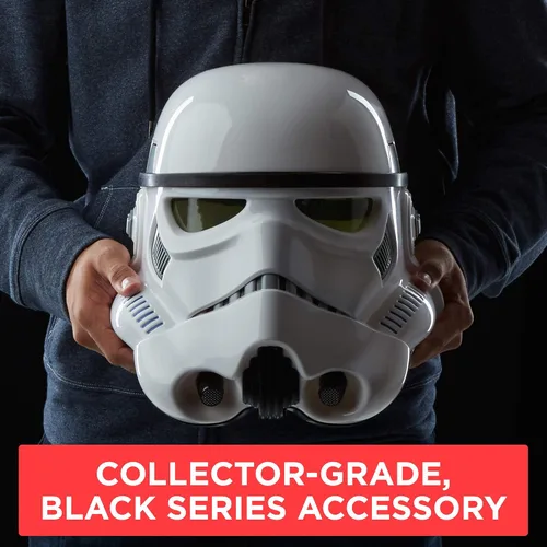 Vista 4 de Star Wars The Black Series, Casco cambiador de voz electrónico Imperial Stormtrooper