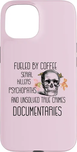 Vista 6 de Funda para iPhone 11 Coffee Serial Killers Psychopaths and Unsolved True Crimes