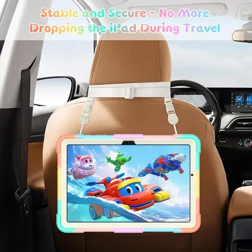 Vista 6 de HOGENL Funda para Samsung Galaxy Tab A9+/A9 Plus de 11 pulgadas 2023, funda protectora para tableta Galaxy Tab A9+ para niños y niñas con correa