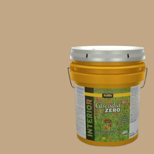 Vista 173 de Rodda Paint CASCADIA ZERO - Pintura plana e imprimación para interiores en uno, cuarto de galón, piel bronceada