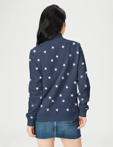 Vista 2 de Tienda Essentials - Sudadera ligera de manga larga de rizo francés con zíper para mujer