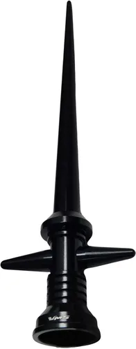 Vista 4 de Antena láser de hoja de sable láser negro grande de 5.4 pulgadas en aluminio mecanizado CNC para Ford F150 F-150 F250 F350 F450 F550 F650 1997-2021
