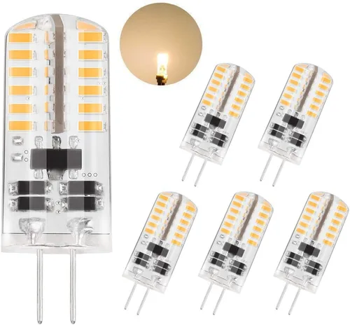 Vista 12 de DiCUNO G4 base de bombilla de LED de corriente alterna/corriente directa de 12 voltios, equivalente a 20 watts ~ 25 watts. T3 Repuesto para bombilla
