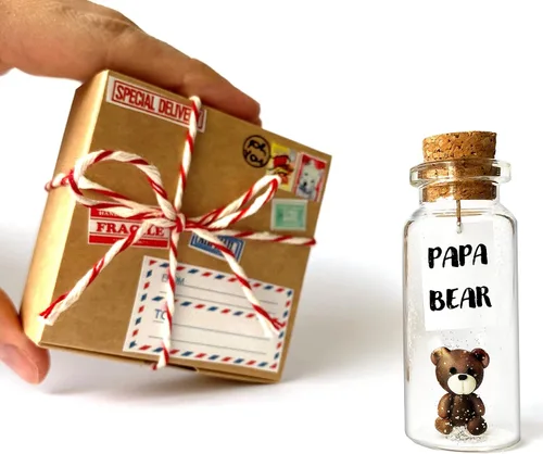 Vista 7 de Kseniya Revta Idea de regalo inspiradora con mensaje en una botella - Regalos elegantes para amigos y familia - Regalos únicos para novio y novia