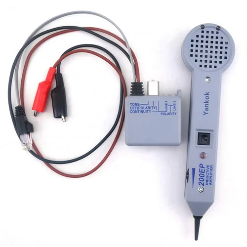 Vista 2 de Yankok [Sonda de tono 200EP con kit generador de 77HP] Amplificador inductivo Cable trazador para localizar conductores individuales y cables