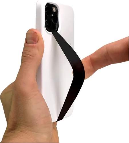 Vista 22 de Phone Loops: Agarre de teléfono no elástico, correa de teléfono, soporte de teléfono para mano, pequeño, ligero y discreto soporte para teléfono