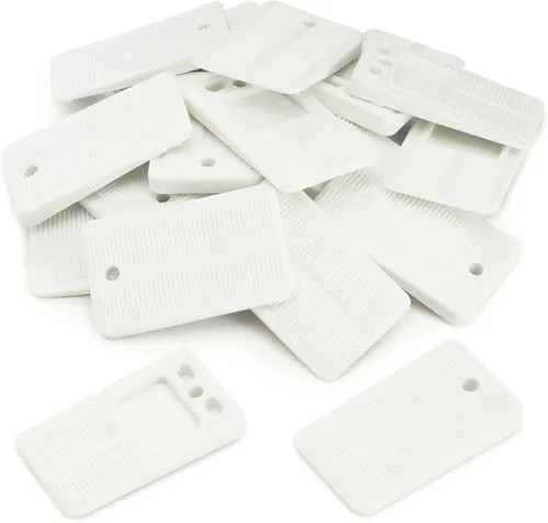 Vista 8 de Qualihome Cuñas de plástico de nailon para nivelar – Cuñas de plástico transparente para muebles del hogar, inodoro, cama, cuñas de mesa