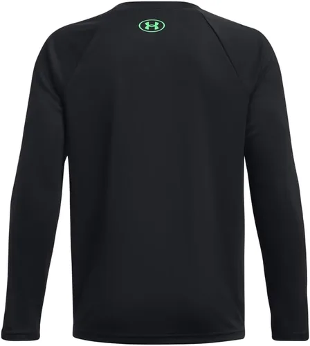 Vista 2 de Under Armour Camiseta de manga larga con logotipo grande Tech para niño