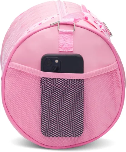 Vista 8 de Bolsa de lona acolchada con lazo para niñas, Rosado