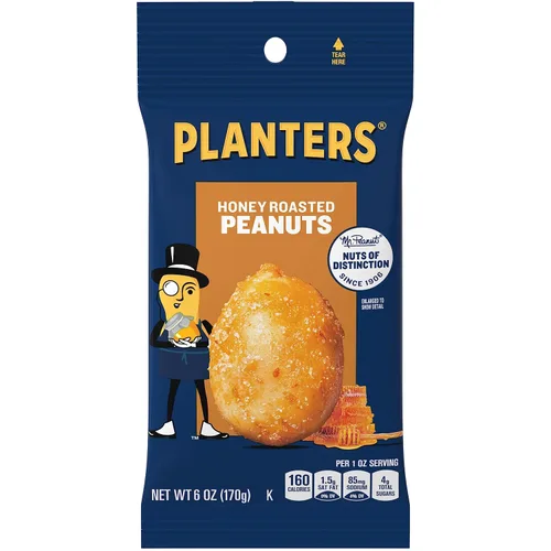Vista 6 de PLANTERS Cacahuetes salados, bolsa de 6 onzas (paquete de 12)