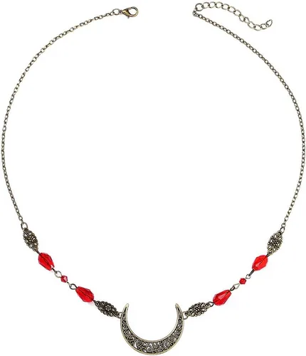 Vista 6 de Boho Crecent Moon Head Chain Witchy Forehead Chain Vintage Headband Chain Crystal Head Jewelry for Women