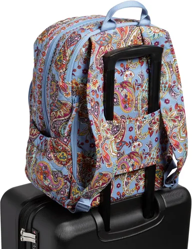 Vista 6 de Vera Bradley Mochila Campus de Algodón para Mujer, Provenza Paisley