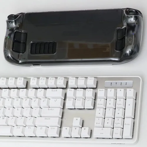 Vista 9 de Accesorios para cubierta de vapor, funda rígida transparente para cubierta de vapor, protector de pantalla de cubierta de vapor, vidrio templado
