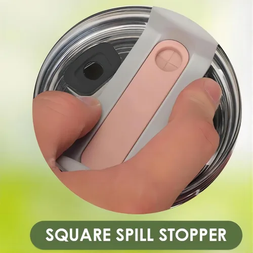 Vista 9 de Juego de tapones y fundas de silicona para vasos Stanley, 7 unidades, color negro Stanley Cup - Juego de accesorios compatibles con H2.0, fundas