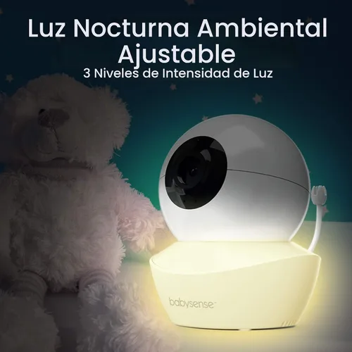 Vista 4 de Babysense Cámara complementaria de repuesto para monitor de bebé de video HDS2 solamente, funcionará solo con monitores HDS2, requiere unidad