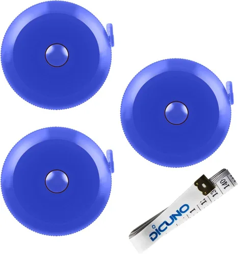 Vista 11 de DiCUNO Cinta métrica suave y retráctil de 60 pulgadas, 4.9 ft, tela de costura, tela para manualidades (paquete de 10 colores)