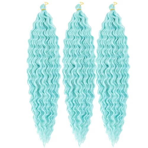 Vista 38 de 3 trenzas de ganchillo Passion Twist, cabello sintético preseparado para trenzar de 14 pulgadas, 3 paquetes de cabello trenzado pretrenzado