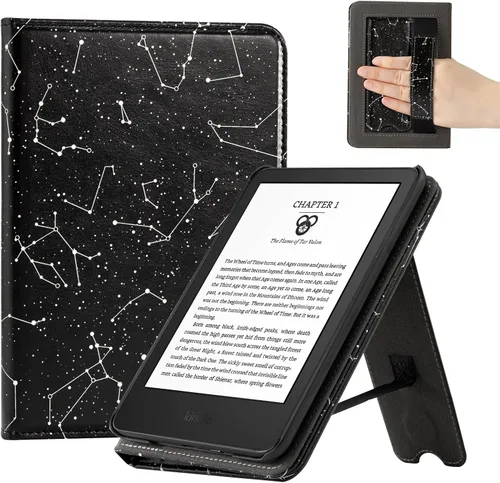 Vista 5 de CoBak Funda para todos los nuevos E-Reader de 6 pulgadas 2024 y 2022 (11 generación), funda inteligente de piel sintética, apagado y encendido