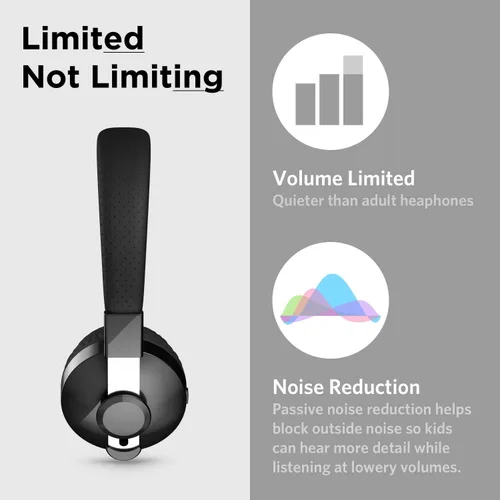 Vista 4 de LilGadgets Untangled Pro Premium - Auriculares inalámbricos Bluetooth para niños (varios colores disponibles)