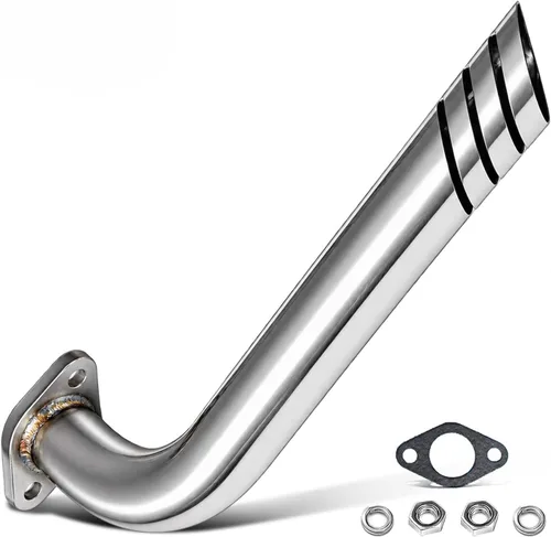 Vista 7 de JMCHstore Kit de tubería Exhuast para Coleman CT200U BT200X KT196, Predator 212 Baja MB200 Doodlebug Mini Bike, Axis M200 212CC, Hisun 196cc Monster