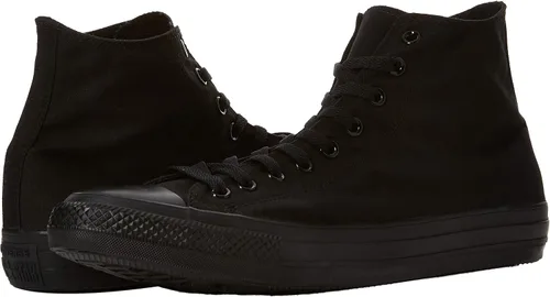 Vista 7 de Converse Chuck Taylor All Star High Top Tenis unisex, Negro monocromático