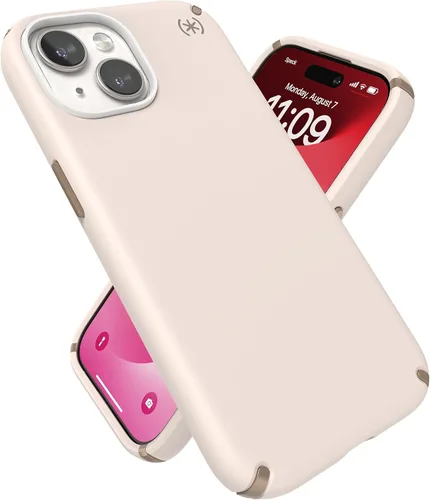 Vista 26 de Speck PRESIDIO2 PRO - Funda para iPhone 17, compatible con MagSafe, funda protectora delgada, color negro/gris pizarra/blanco