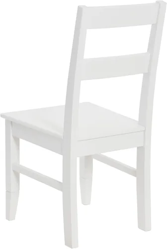 Vista 7 de Creative Co-Op Pleasantville - Juego de 2 sillas de comedor de madera