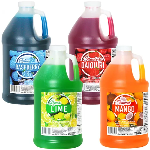 Vista 8 de Concession Express Slush & Slushy Mix - Paquete múltiple, elige cualquier sabor (paquete de seis)