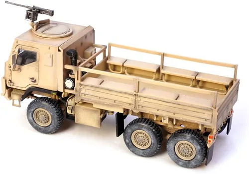 Vista 3 de Motor City Classics 1:72 Escala US M1083 FMTV (cabina blindada) Vehículo táctico mediano - Camuflaje del desierto - 12219PB - Panzerkampf