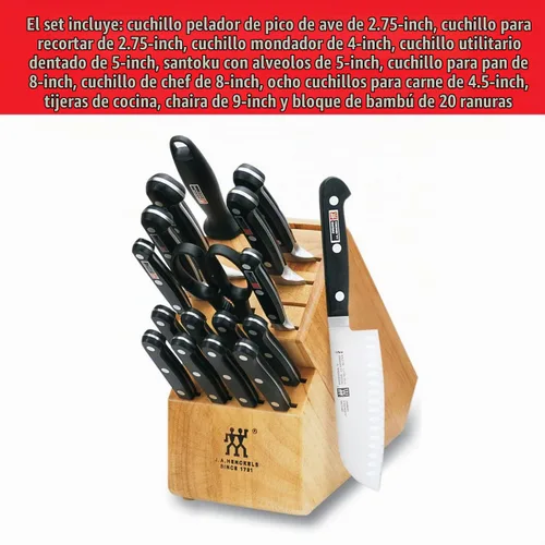 Vista 11 de ZWILLING - Juego de bloque de cuchillos