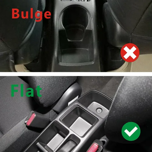 Vista 2 de Ajuste personalizado para caja de reposabrazos de automóvil Honda Fit Jazz 2009-2013, consola central de almacenamiento de accesorios de doble capa