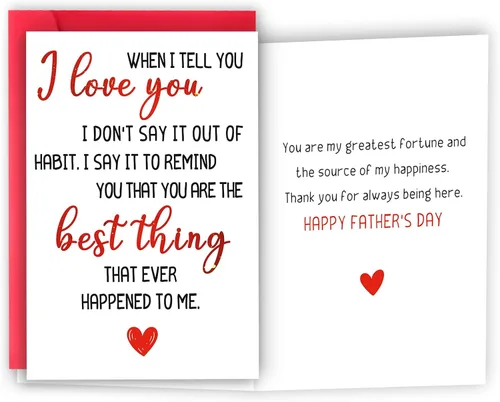 Vista 12 de Taco - Tarjeta de regalo para el día del padre de parte de la esposa, regalo feliz del día del padre para marido novio, tarjeta divertida del día