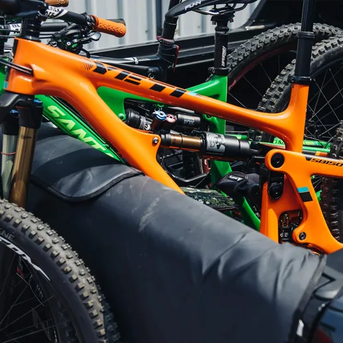Vista 6 de Granite Pita - Fundas para pedal de bicicleta, fundas para pedal de bicicleta para protección de transporte de bicicleta, contra daños y arañazos