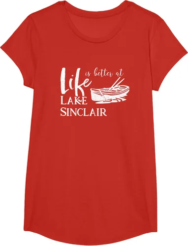 Vista 63 de Life is Better at Lake Sinclair Georgia Camiseta Negro