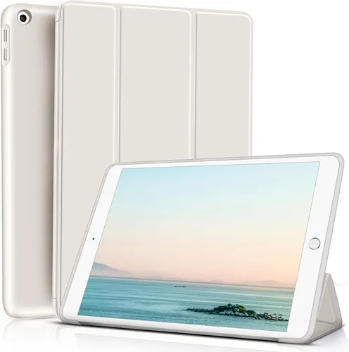 Vista 11 de Aoub Funda para iPad de 9ª generación 2021 de 10.2 pulgadas, iPad de 8ª/7ª generación 2020/2019, sin soporte para lápices, funda trasera de TPU