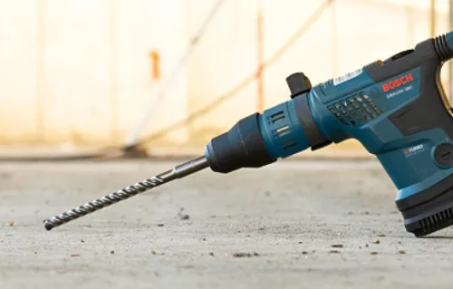 Vista 9 de BOSCH HC5021 58 In. x 21 In. SDS-max Speed-X Broca de martillo rotatorio de carburo para perforación concreta