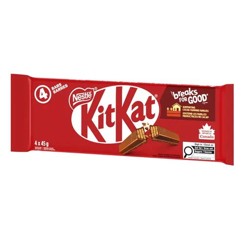 Vista 6 de KIT KAT 4 dedos, 4 x 1.59 oz, paquete múltiple