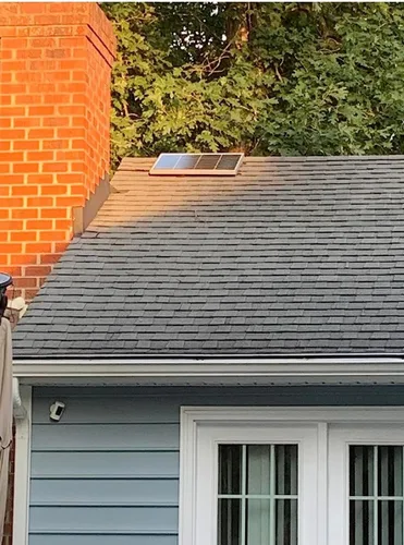 Vista 7 de Amtrak ventilador plástico solar de 12 pulgadas