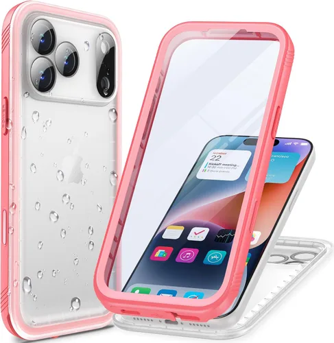 Vista 44 de Cozycase TOP - Funda impermeable militar IP68 para iPhone XR, resistente 360 a prueba de golpes, cuerpo completo, con protector de cámara