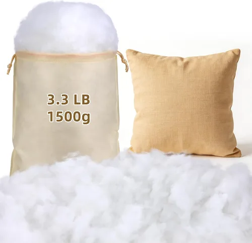Vista 10 de Relleno de poliéster, decoraciones de Navidad para interiores, nubes blancas como la nieve artificiales de algodón para decoración, mantas de nieve