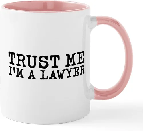 Vista 41 de CafePress Trust Me I'm A Lawyer - Taza de café