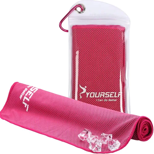 Vista 12 de Toalla refrigerante Syourself para un alivio instantáneo: toalla refrescante de 40 pulgadas x 12 pulgadas para jugar bolos o hacer ejercicio o yoga