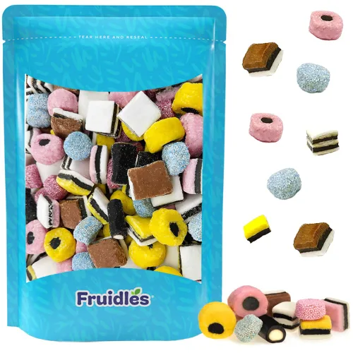 Vista 12 de Fruidles Gomitas de Regaliz Allsorts de Estilo Inglés, Dulces Allsorts, Sin OGM (1 Libra)