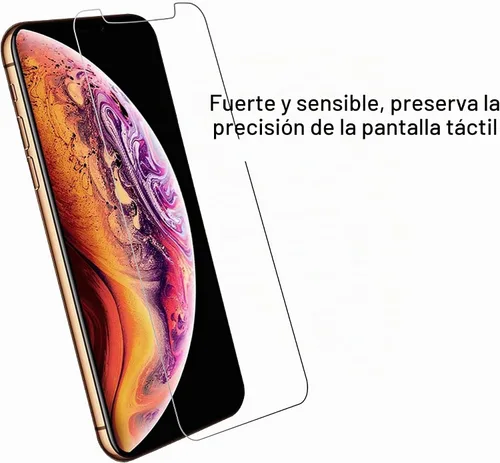 Vista 4 de Ailun - Protector de pantalla Apple iPhone 11 Pro/iPhone Xs/iPhone X, pantalla de 5.8 pulgadas, vidrio templado 2.5D, para la mayoría de las fundas