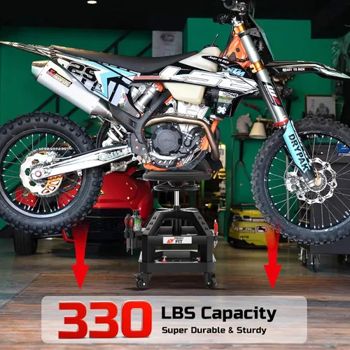 Vista 7 de Rolling Shop Taburete para garaje con ruedas, DO02 - Asiento giratorio de 360° de altura ajustable con almacenamiento de bandeja de herramientas