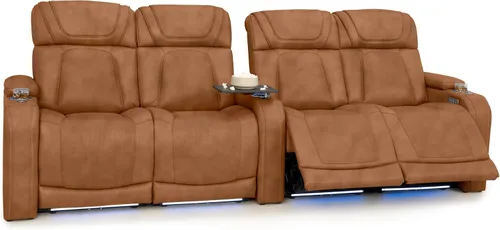 Vista 50 de Seatcraft Caliente Asiento de cine en casa Tabaco Sillón Individual
