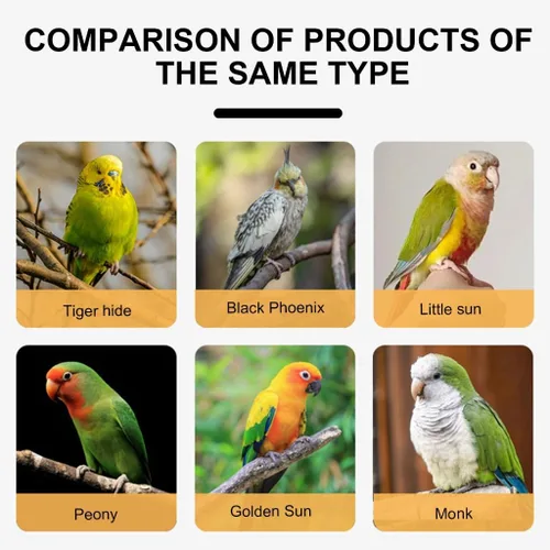 Vista 5 de Correa ajustable para loro para ejercicio seguro y controlado para pájaros con mecanismo de mosca automática