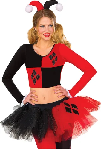 Vista 2 de DC Comics disfraz separados, Top, S / M, Harley Quinn